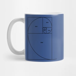 Fibonacci Spiral Mug